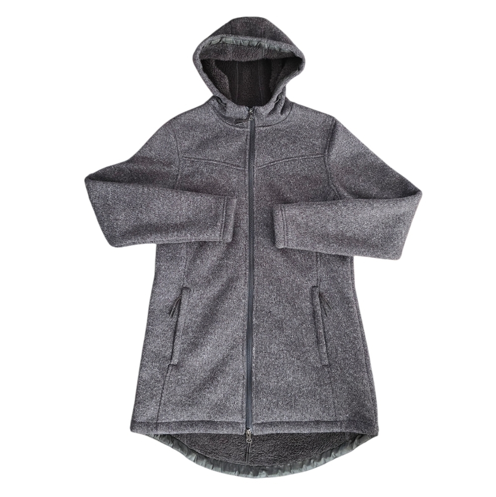 Stoic Women's Gray Flewce Lined Jacket Full Zip Size M